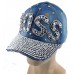 New 's 's Rhinestone Crystal Baseball Cap Bling Adjustable Tennis Hats   eb-34495429